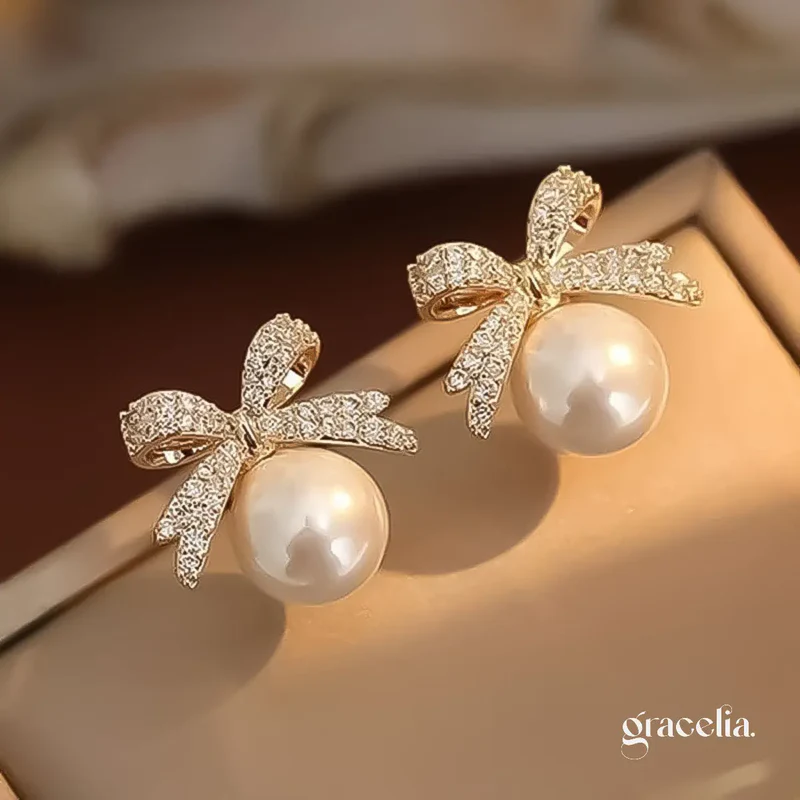 Your Best Chance to Sparkle! Glistening Butterfly Pearl Stud Earrings – At an Unbelievable Promotional Price!